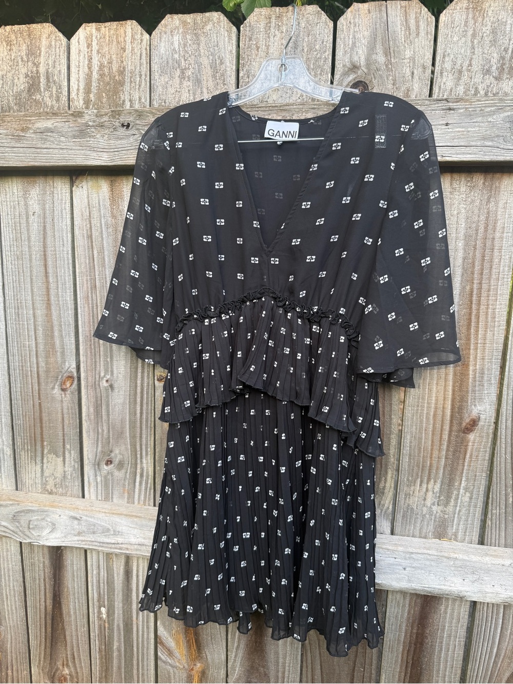 Ganni Black Dress